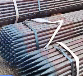 沧州超前小导管预埋钢管出尖打孔焊倒刺无缝焊管厂